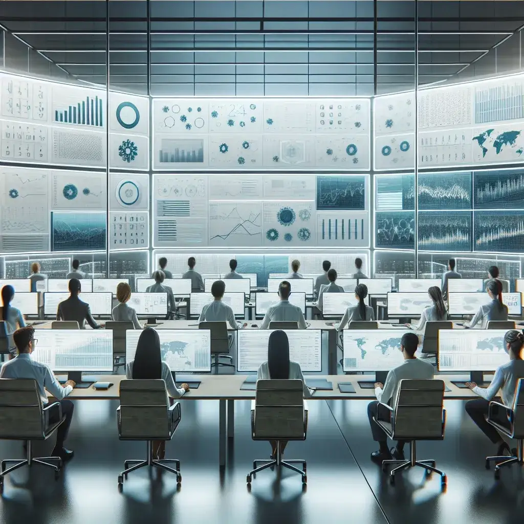 "Gráficos y panel de control de plataformas para supervisar métricas de aplicaciones en tiempo real, mostrando análisis de rendimiento y datos críticos en la Guía Completa 2024 sobre herramientas de monitoring."