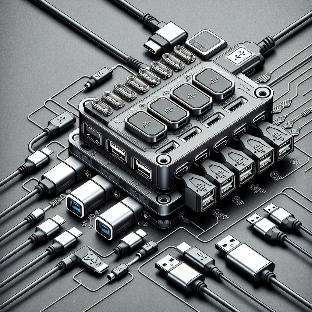 ¿Cuál es el beneficio de un concentrador USB-C con varios puertos?