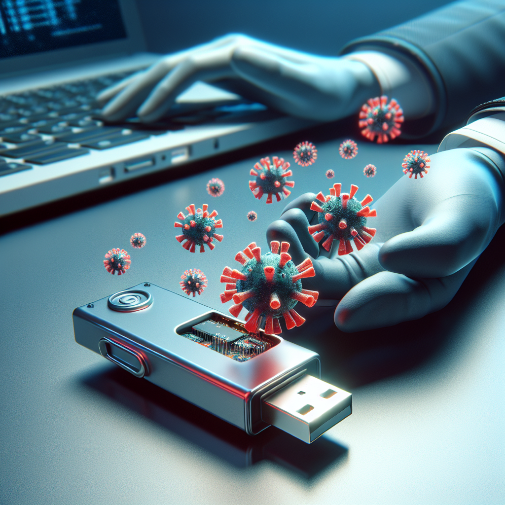 ¿Cómo se propagan los virus a través de medios extraíbles como unidades USB?